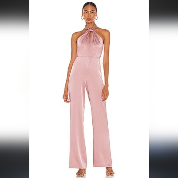 REVOLVE Kim Jumpsuit in Dusty Rose, Jay Godfrey size 0 - Picture 1 of 6